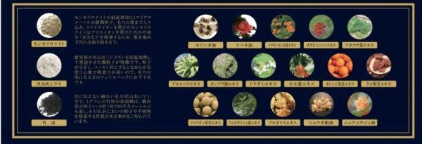 洗顔でこれだけの成分が入ります！